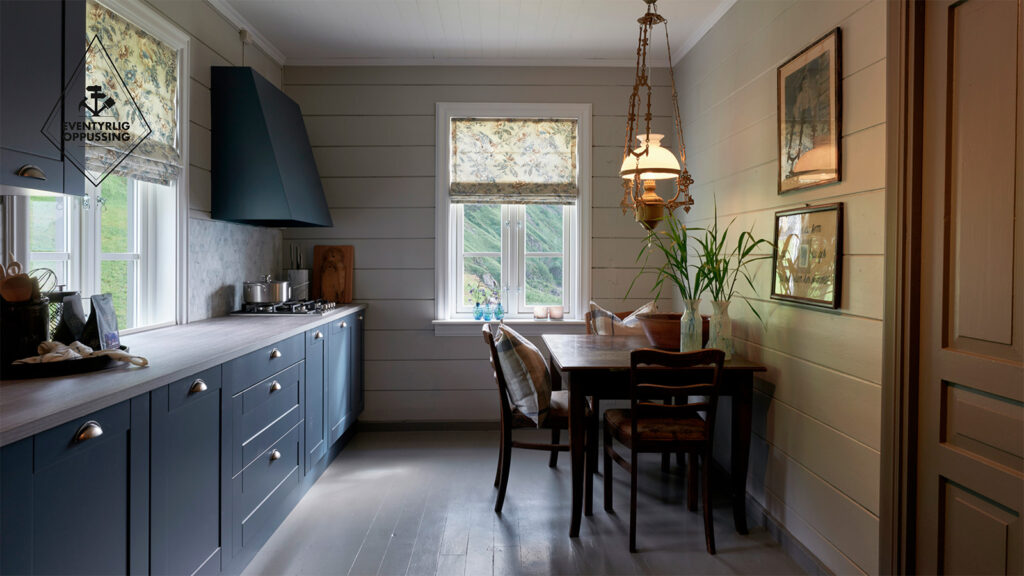 RørosHetta Eventyrlig Oppussing Grue Høy vegghengt kjøkkenhette