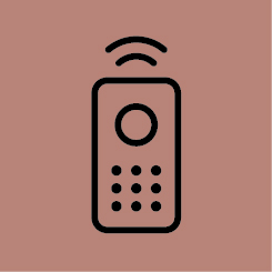 Fjernkontroll medfølger/tilvalg