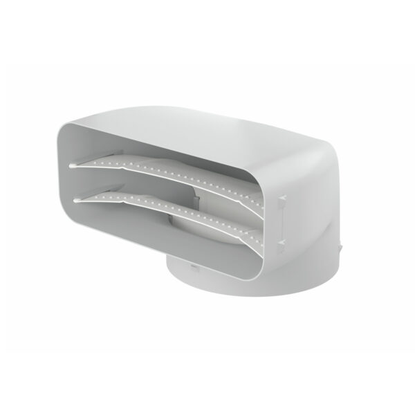 Easy-Fix Rektangulær bend til sirkulær Ø150 mm